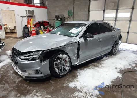 2018 Audi S4 3.0T Premium Plus from USA, damaged, VIN WAUC4BF43JA003863